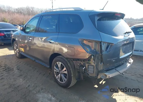 2017 Nissan Pathfinder Sl из США, поврежденный, VIN 5N1DR2MM0HC648167